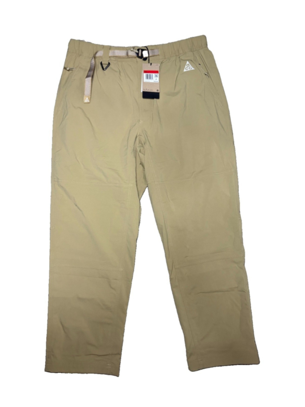 Nike ACG UV Hiking Pants Parachute Beige Khaki FN2450-297 Mens Large NWT